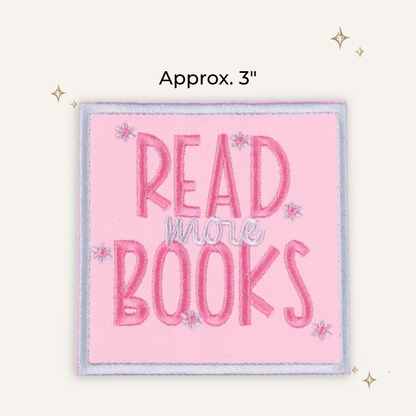 Read More Books Embroidered Patch
