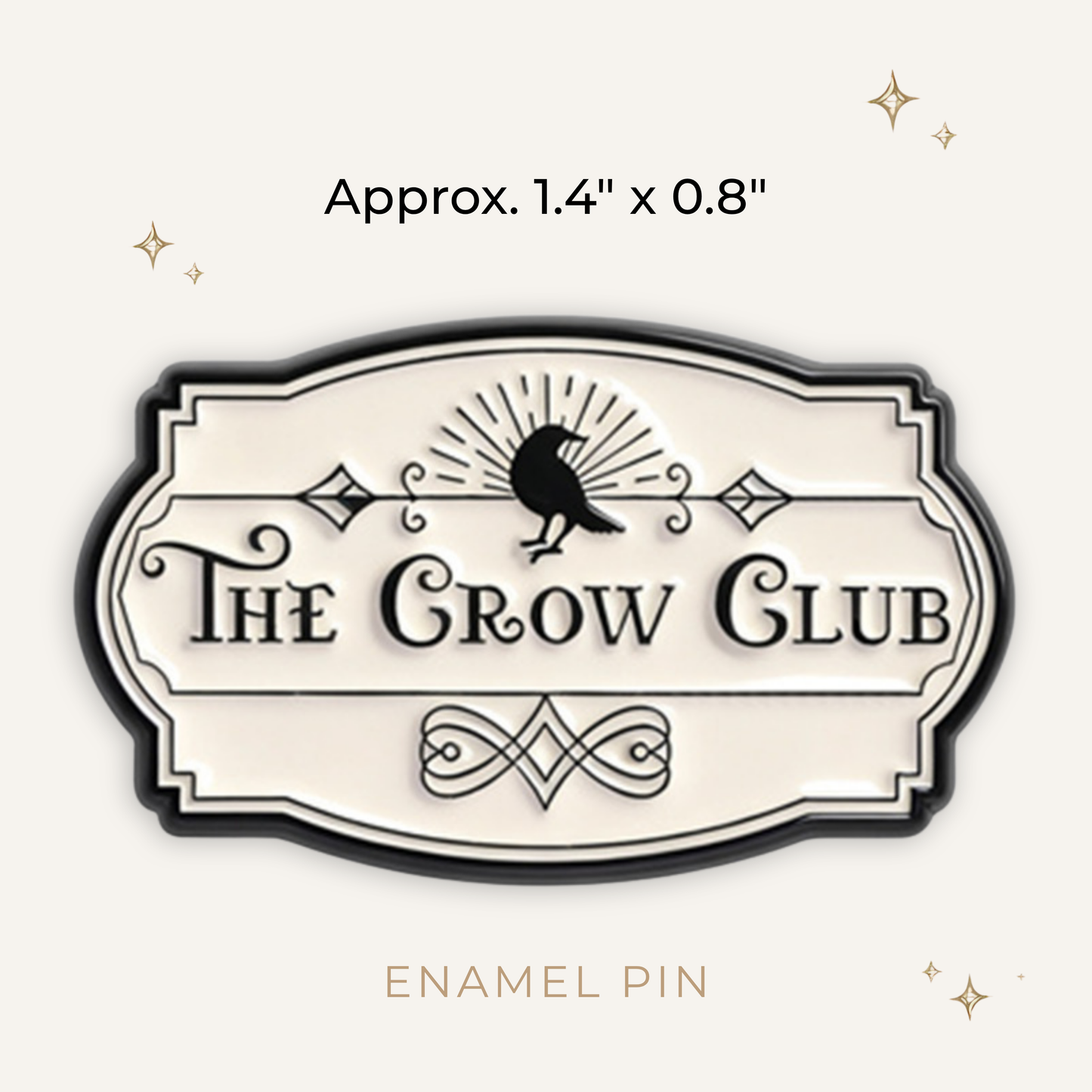 The Crow Club Enamel Pin