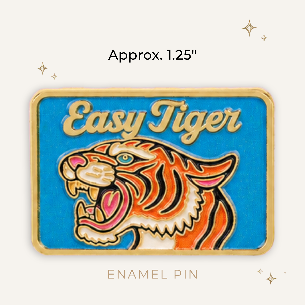Easy Tiger Enamel Pin