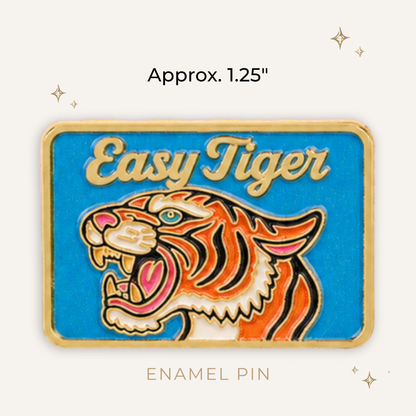 Easy Tiger Enamel Pin