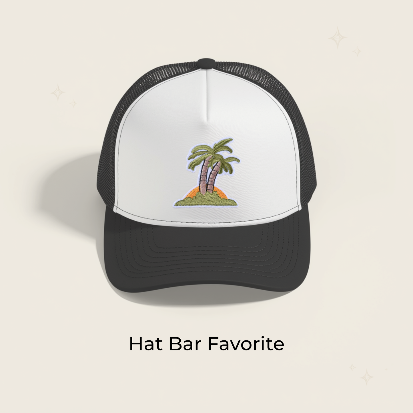 Palm Tree Embroidered Patch- RTS
