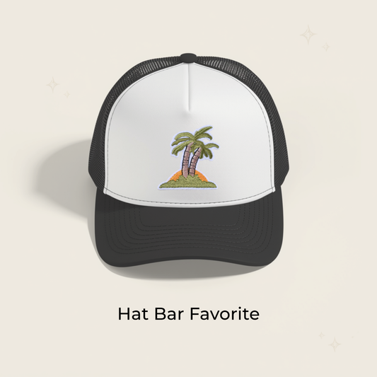 Palm Tree Embroidered Patch- RTS