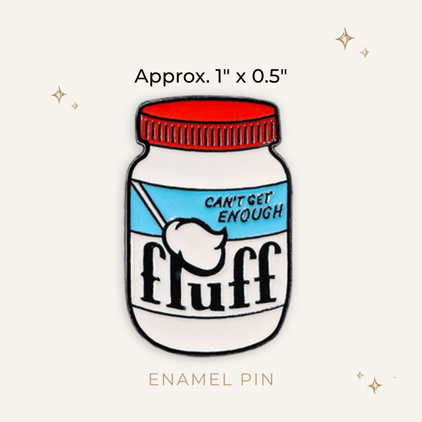Fluff Jar Enamel Pin