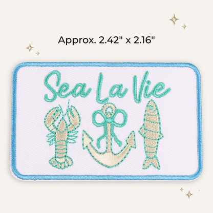 Sea La Vie Embroidered Patch