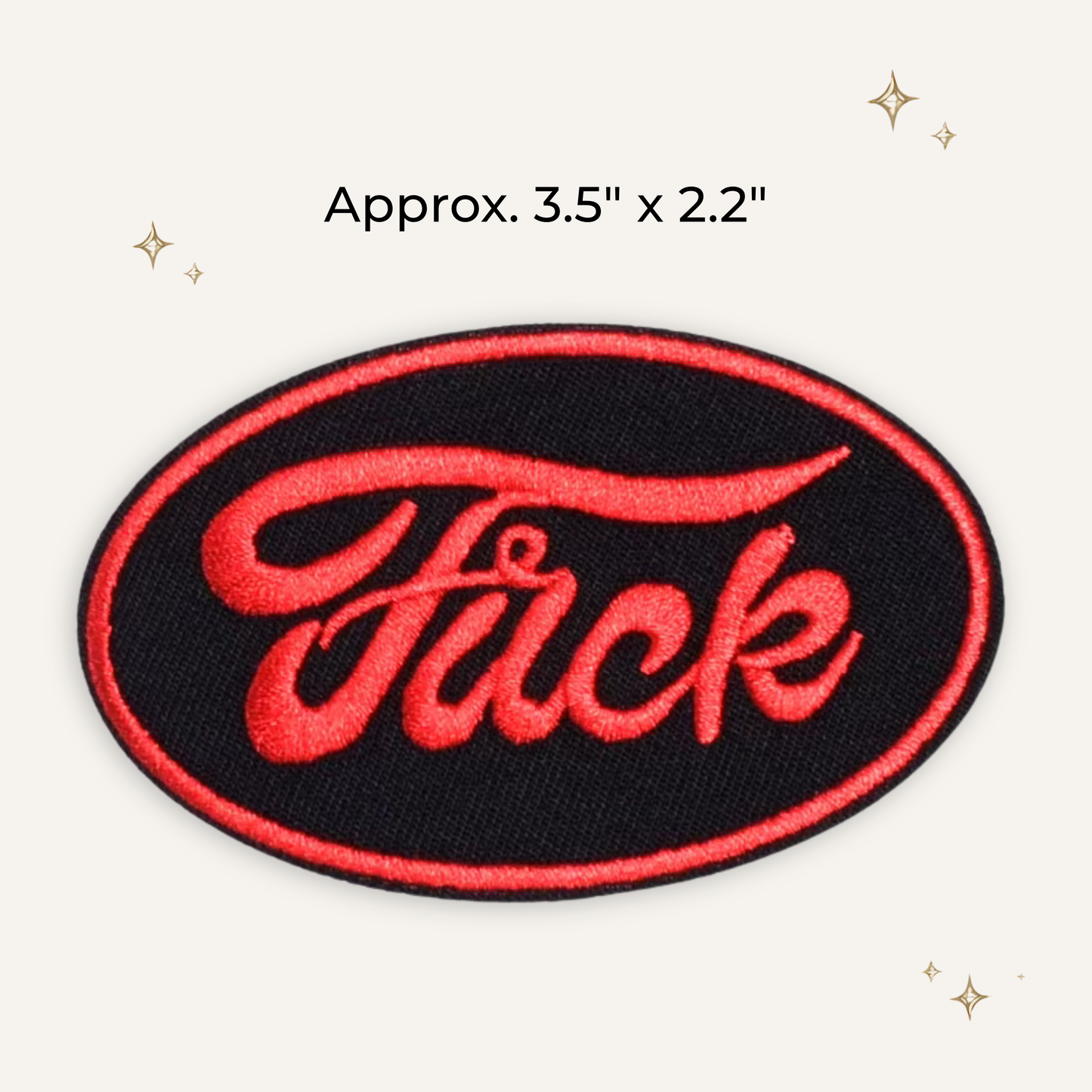 F*ck Embroidered Patch