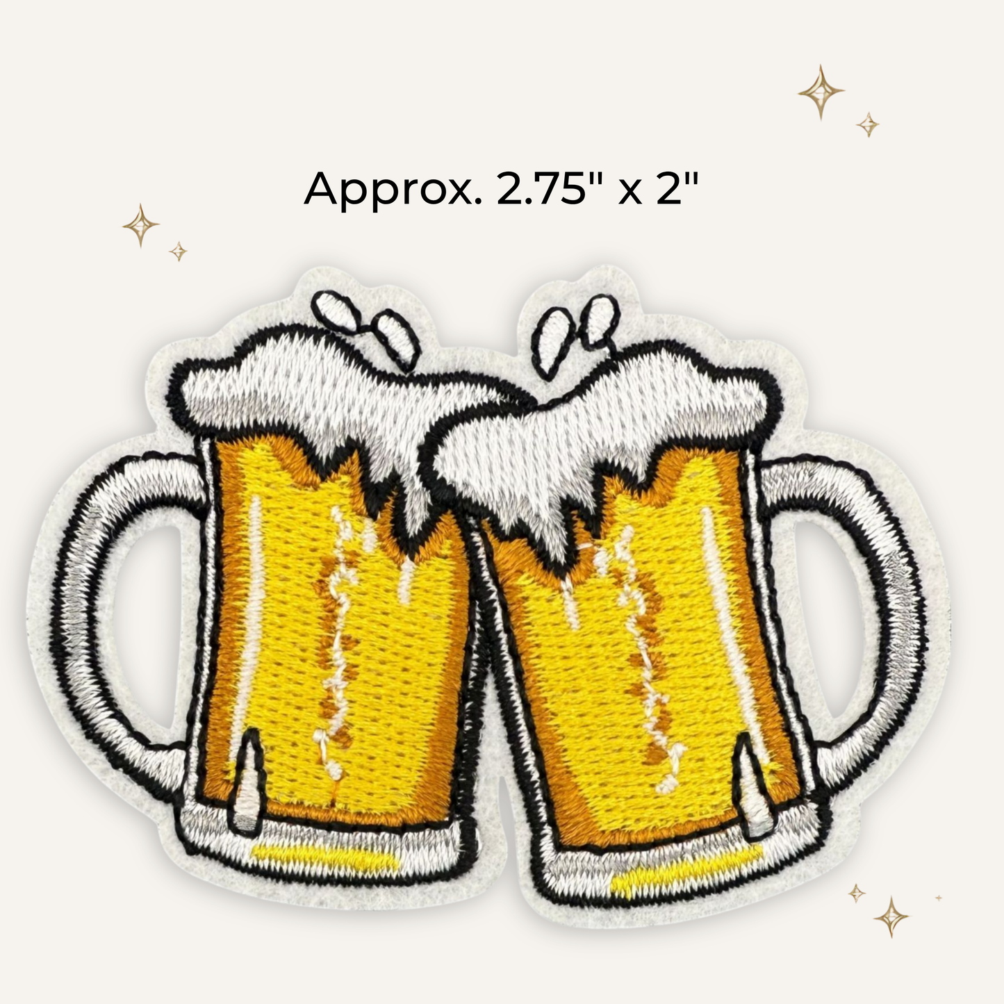 Beer Stein Cheers Embroidered Patch