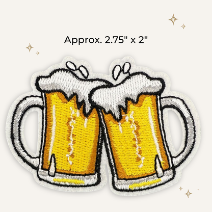 Beer Stein Cheers Embroidered Patch