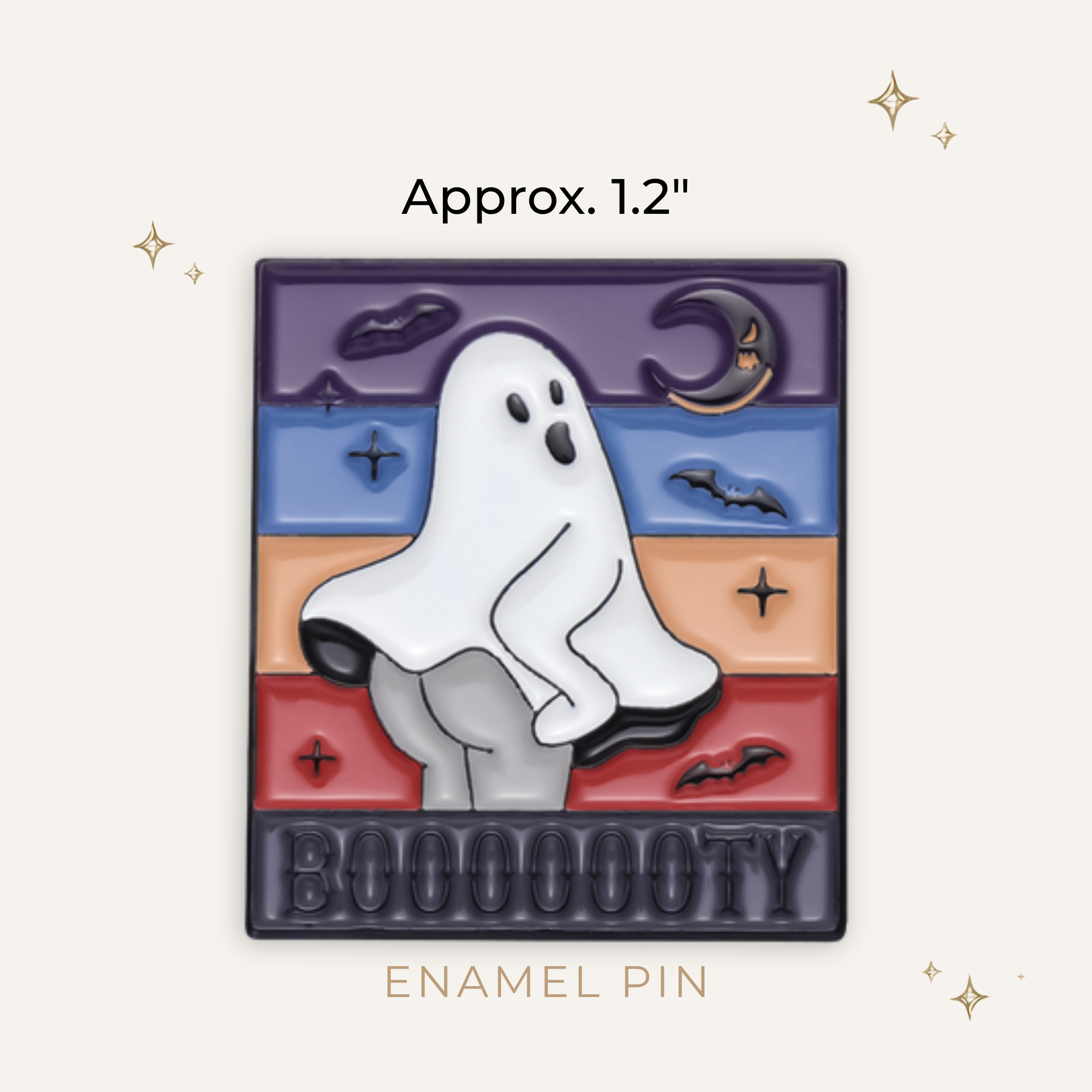 Boooty Ghost Enamel Pin
