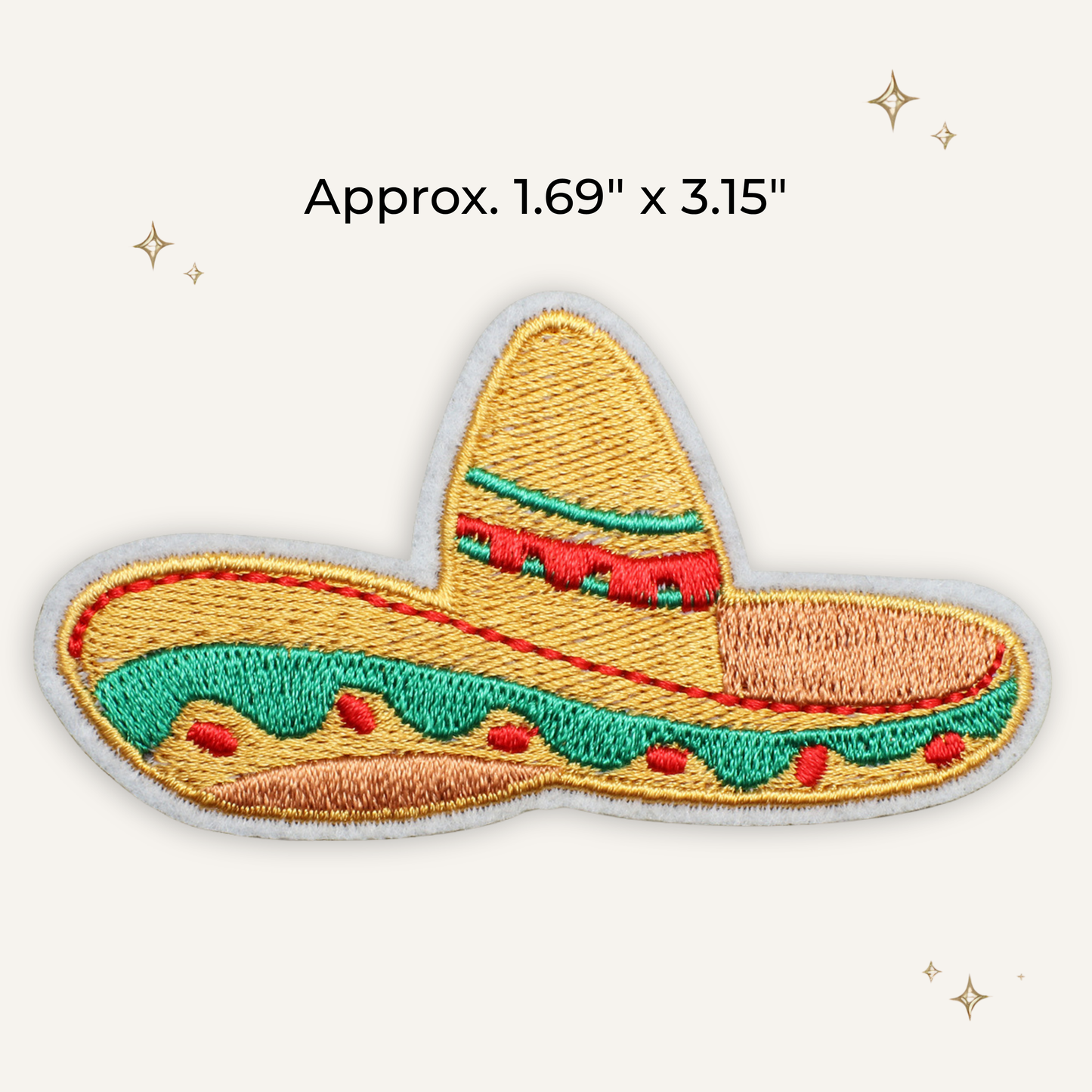 Sombrero Embroidered Patch