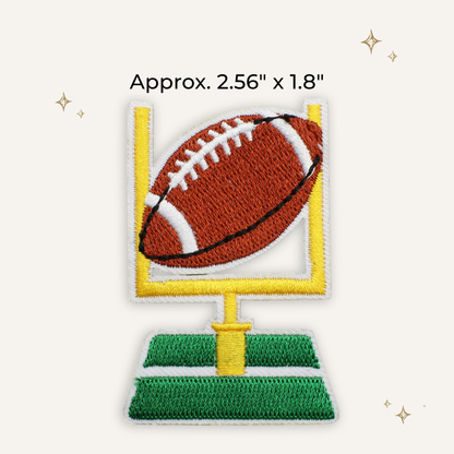Football Goal Post Embroidered Patch