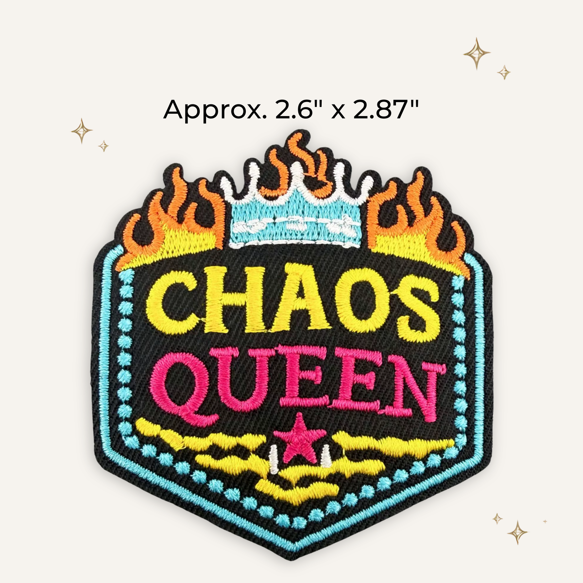 Chaos Queen Embroidered Patch