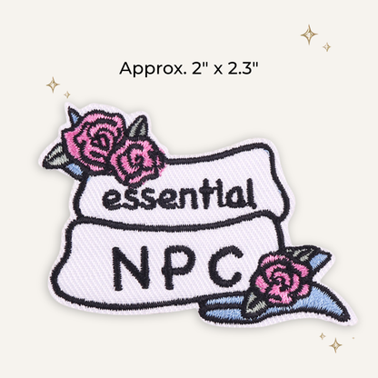 Essential NPC Embroidered Patch- RTS