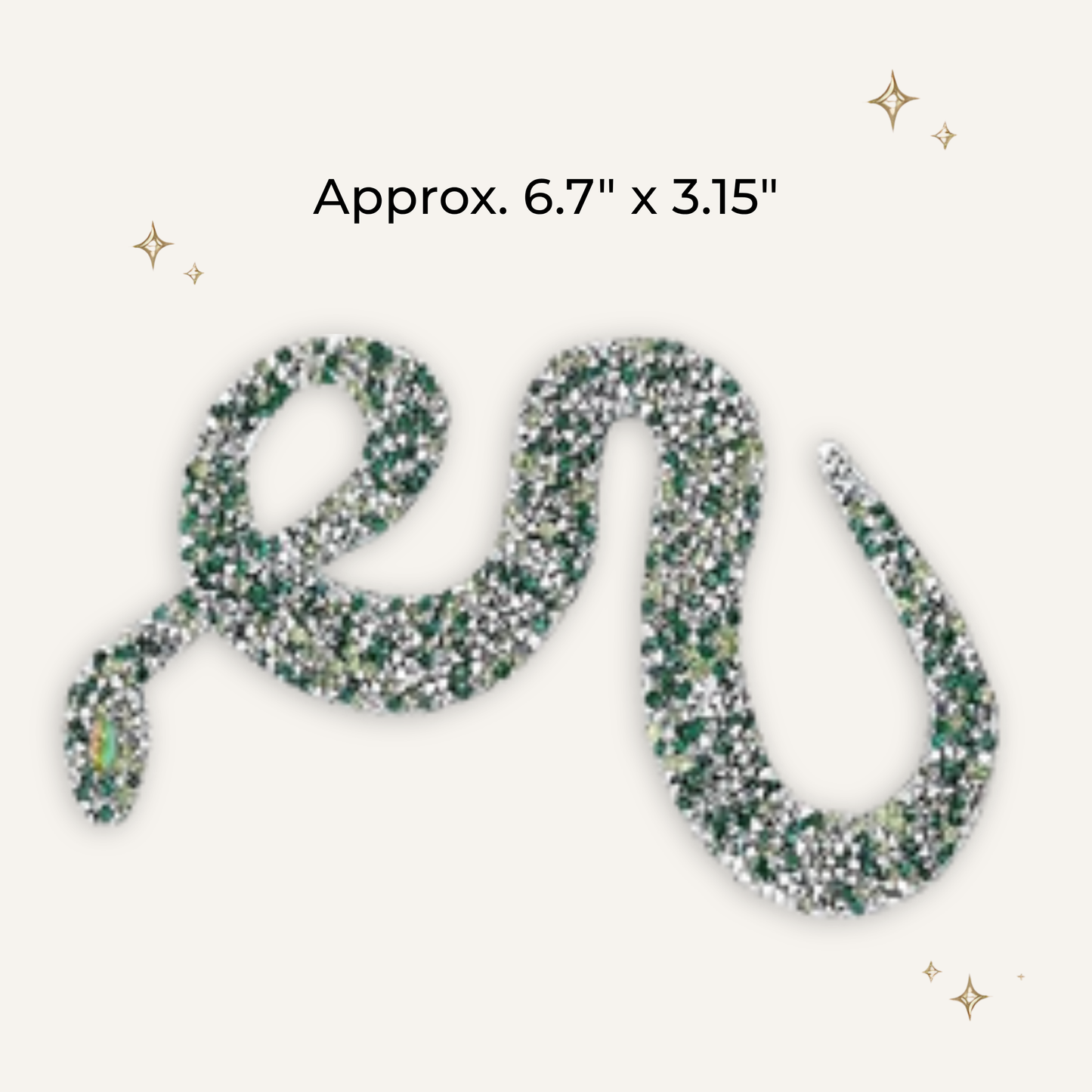 Snake Rhinestone Patch- RTS