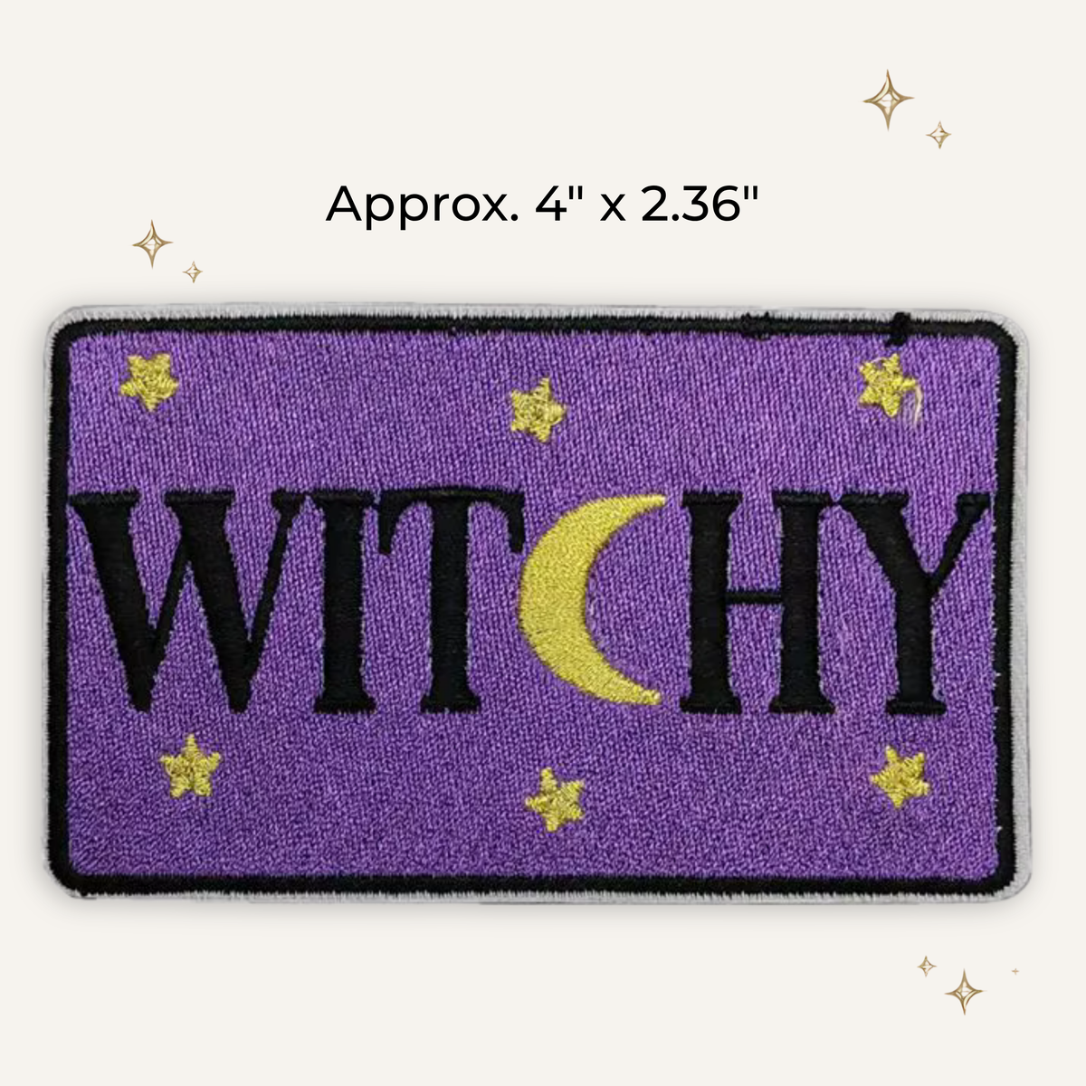 Witchy Purple Embroidered Patch