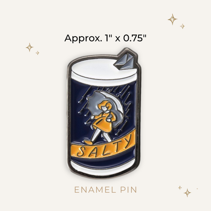 Salty Girl Enamel Pin