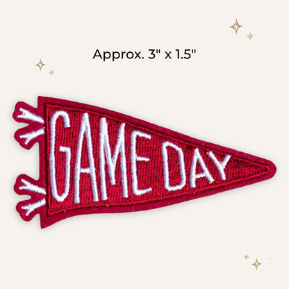 Gameday Retro Pennant Cardinal Embroidered Patch