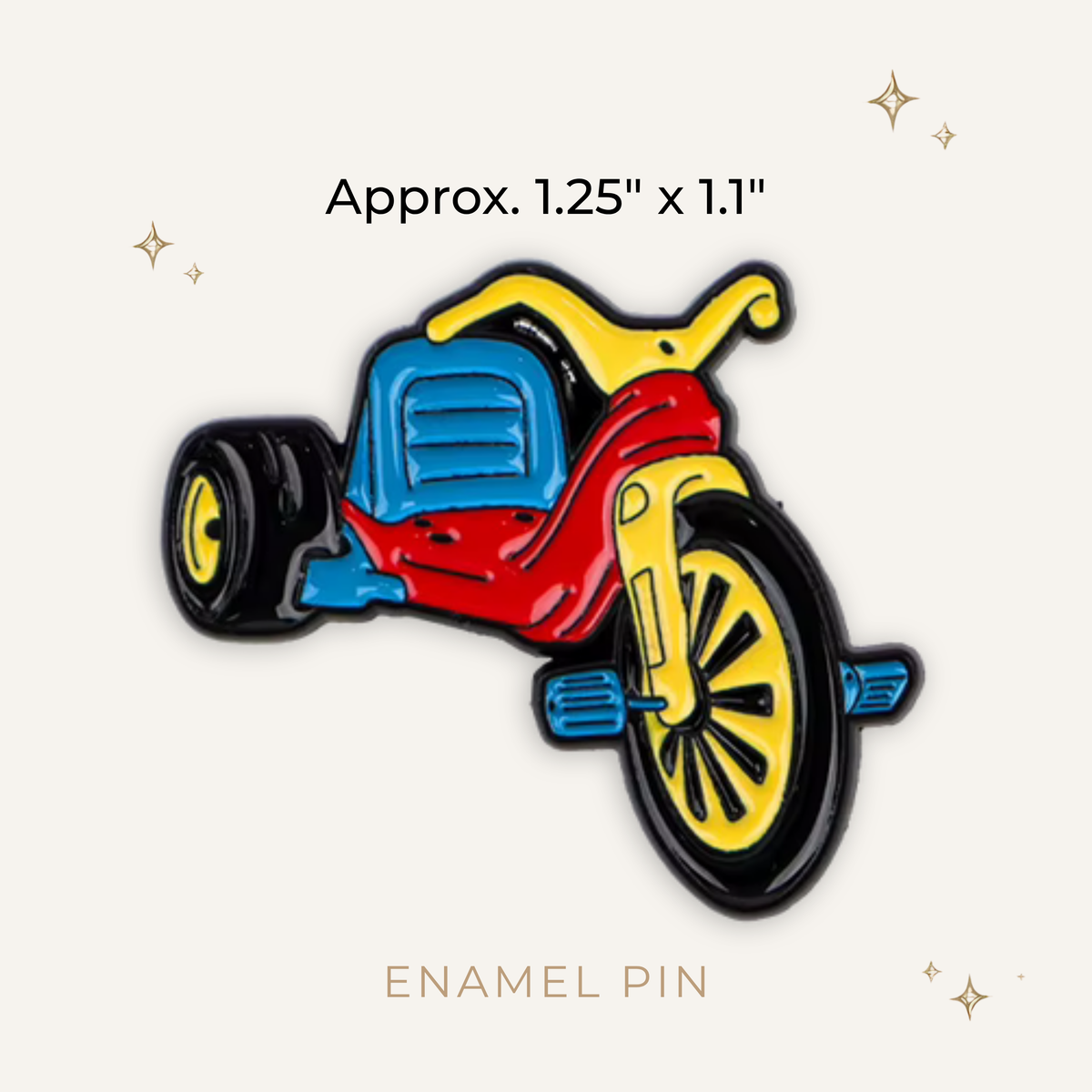 Big Wheel Enamel Pin