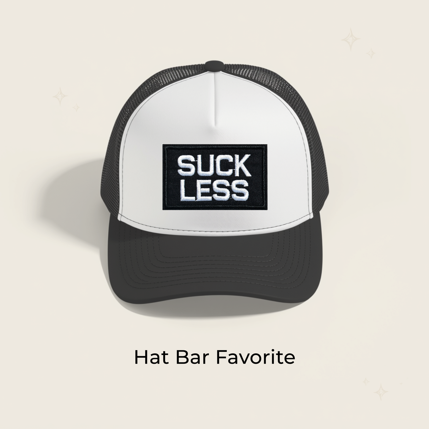 Suck Less Embroidered Patch- RTS