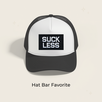 Suck Less Embroidered Patch- RTS