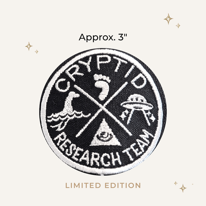 Cryptid Hunter Embroidered Patch - RTS/MTO