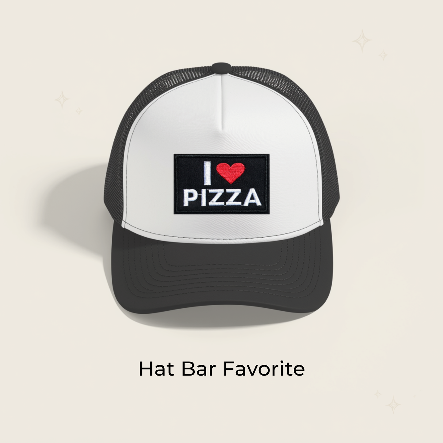 I Love Pizza Embroidered Patch - RTS