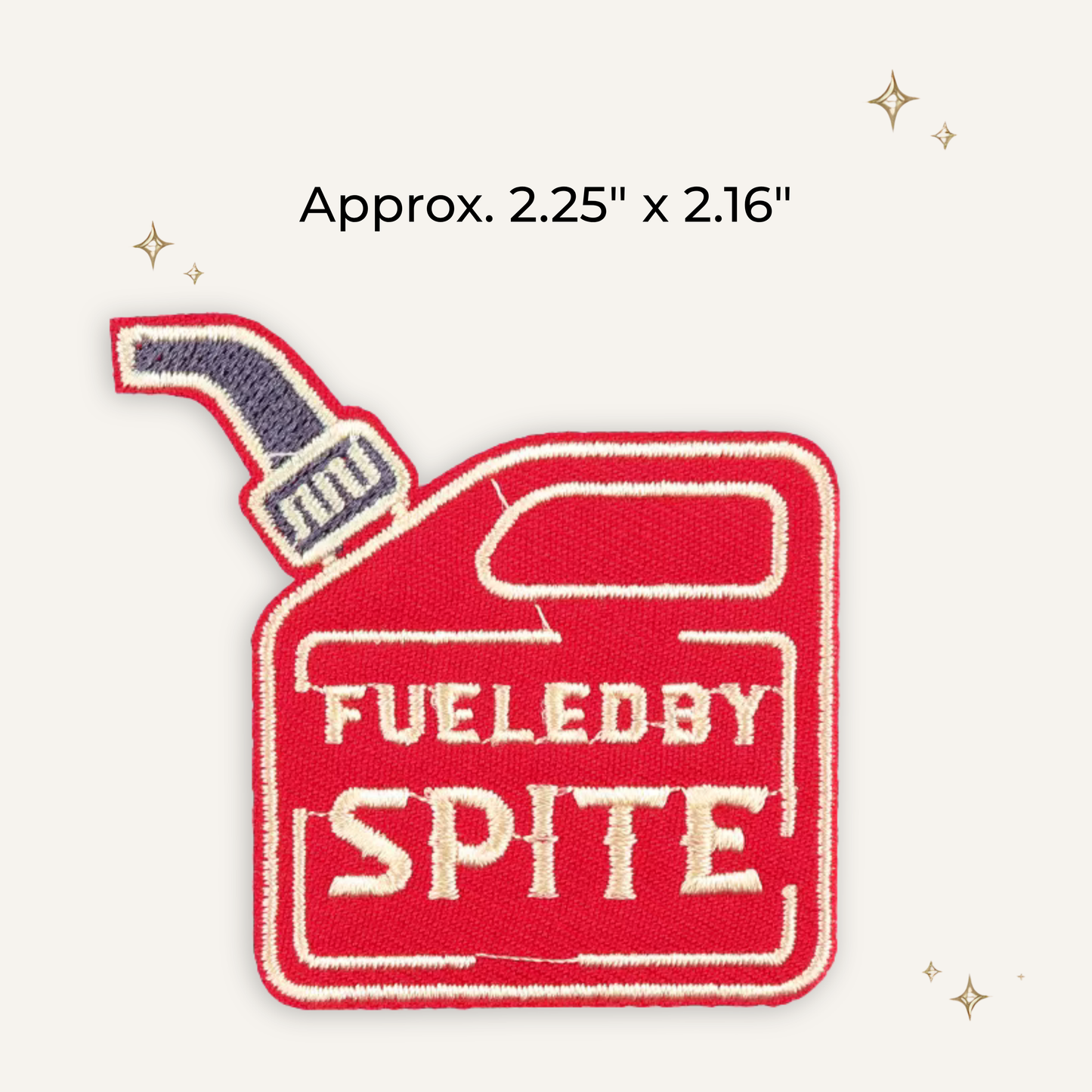 Fueled by Spite Embroidered Patch