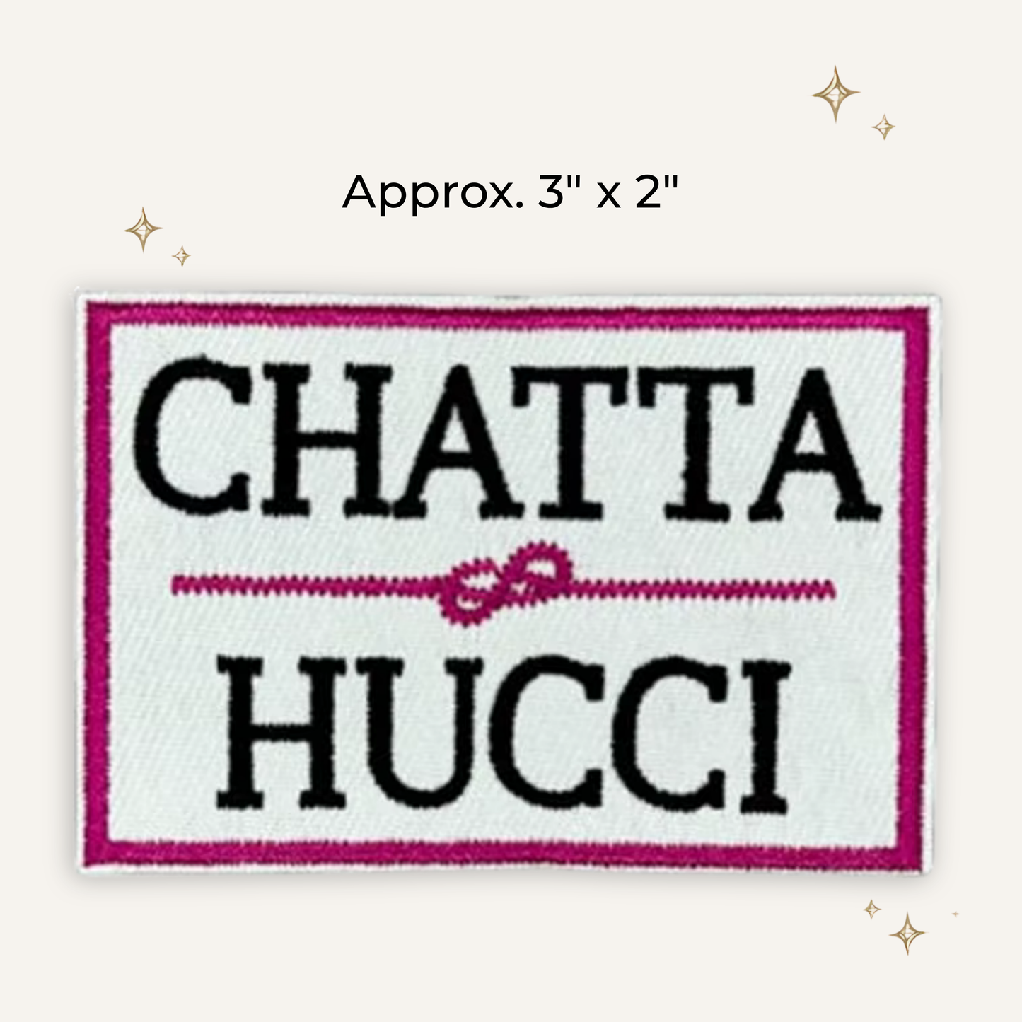 Chatta Hucci Embroidered Patch