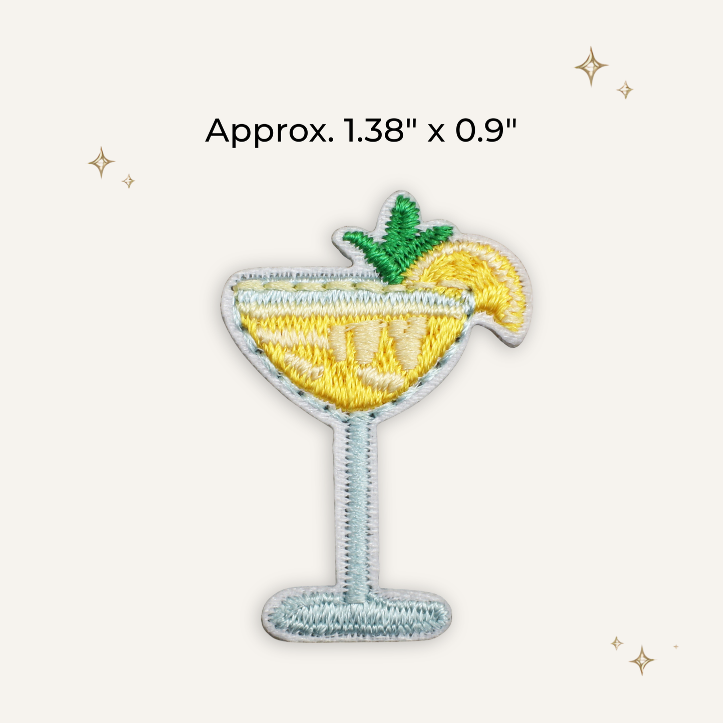Lemon Tini Embroidered Patch