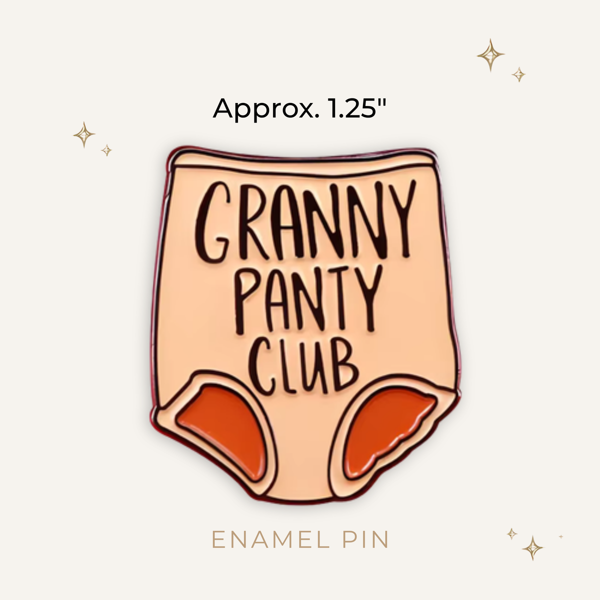 Granny Panty Club Enamel Pin
