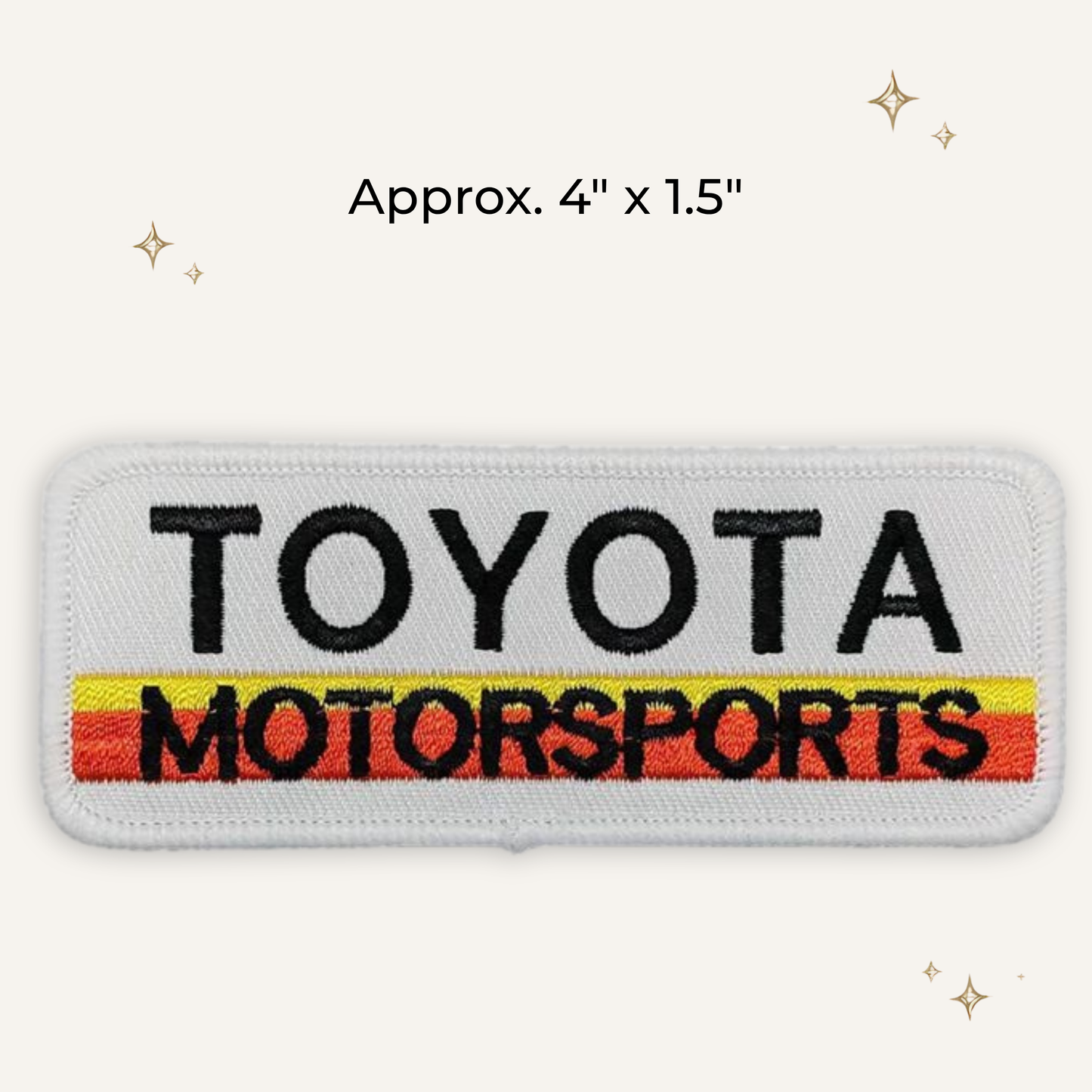 Toyota Motosports OG Embroidered Patch- RTS