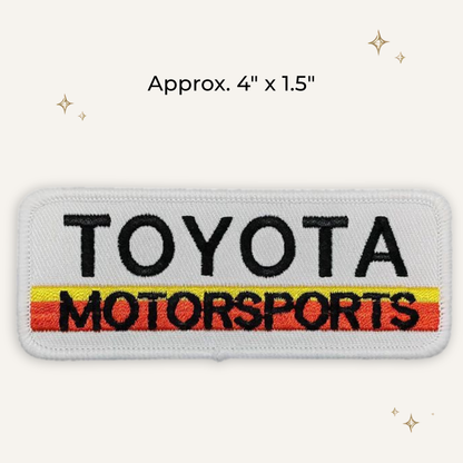 Toyota Motosports OG Embroidered Patch- RTS