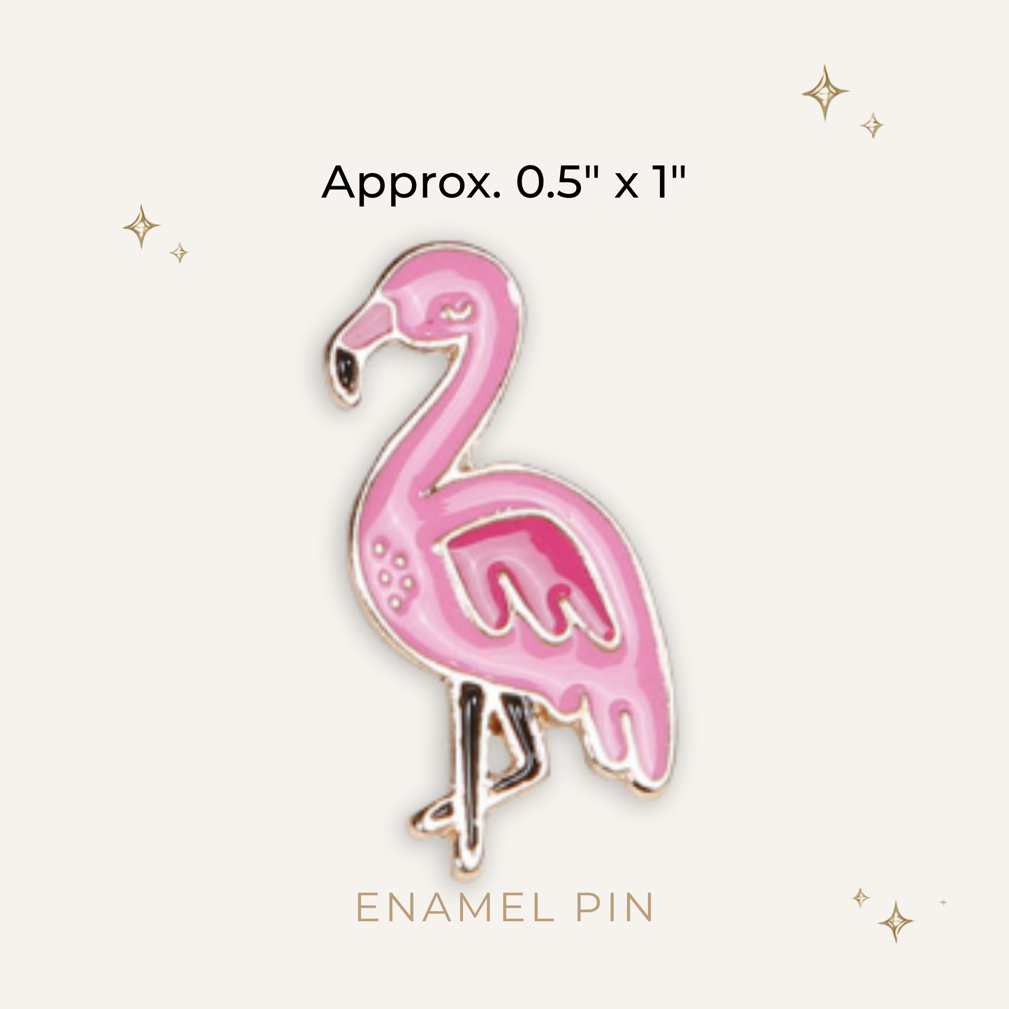 Pink Flamingo Enamel Pin