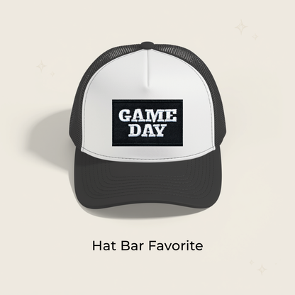 Game Day B&W Embroidered Patch- RTS