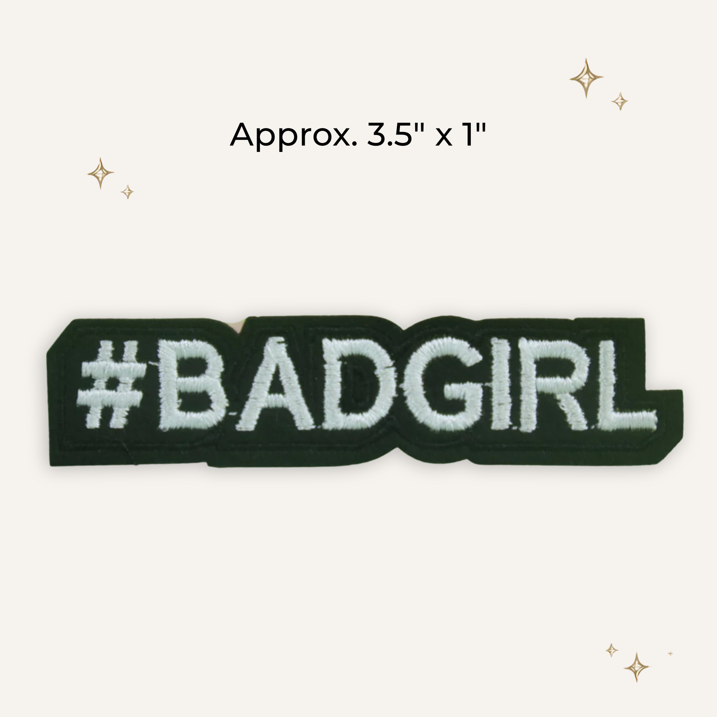 #Badgirl Embroidered Patch