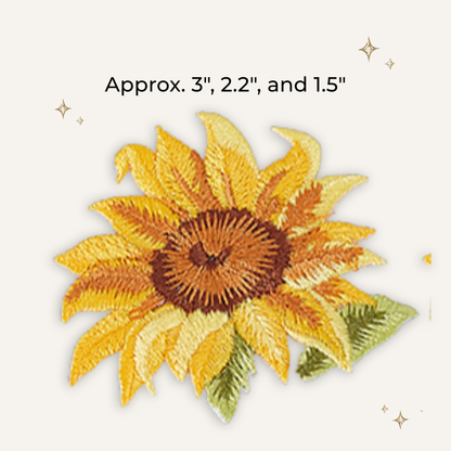 Sunflower Farm 3 Sizes Embroidered Patch