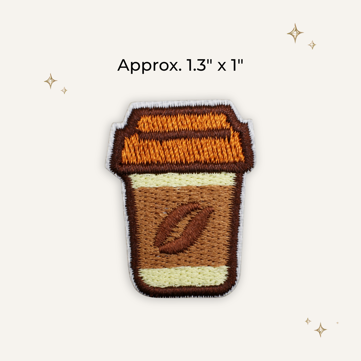 Coffee To Go Embroidered Patch