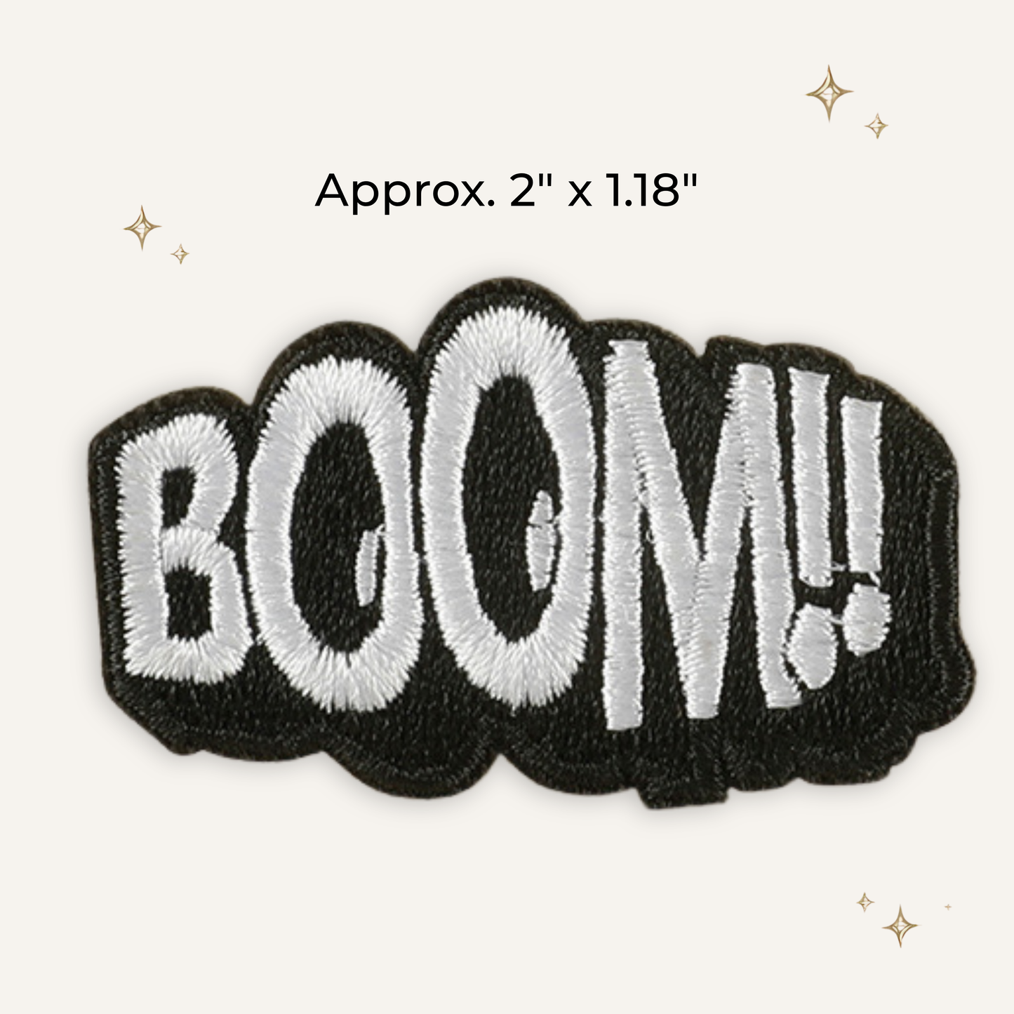 Here Comes the BOOM! Embroidered Patch