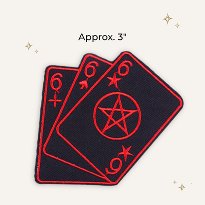 Satan's Cards Embroidered Patch - RTS