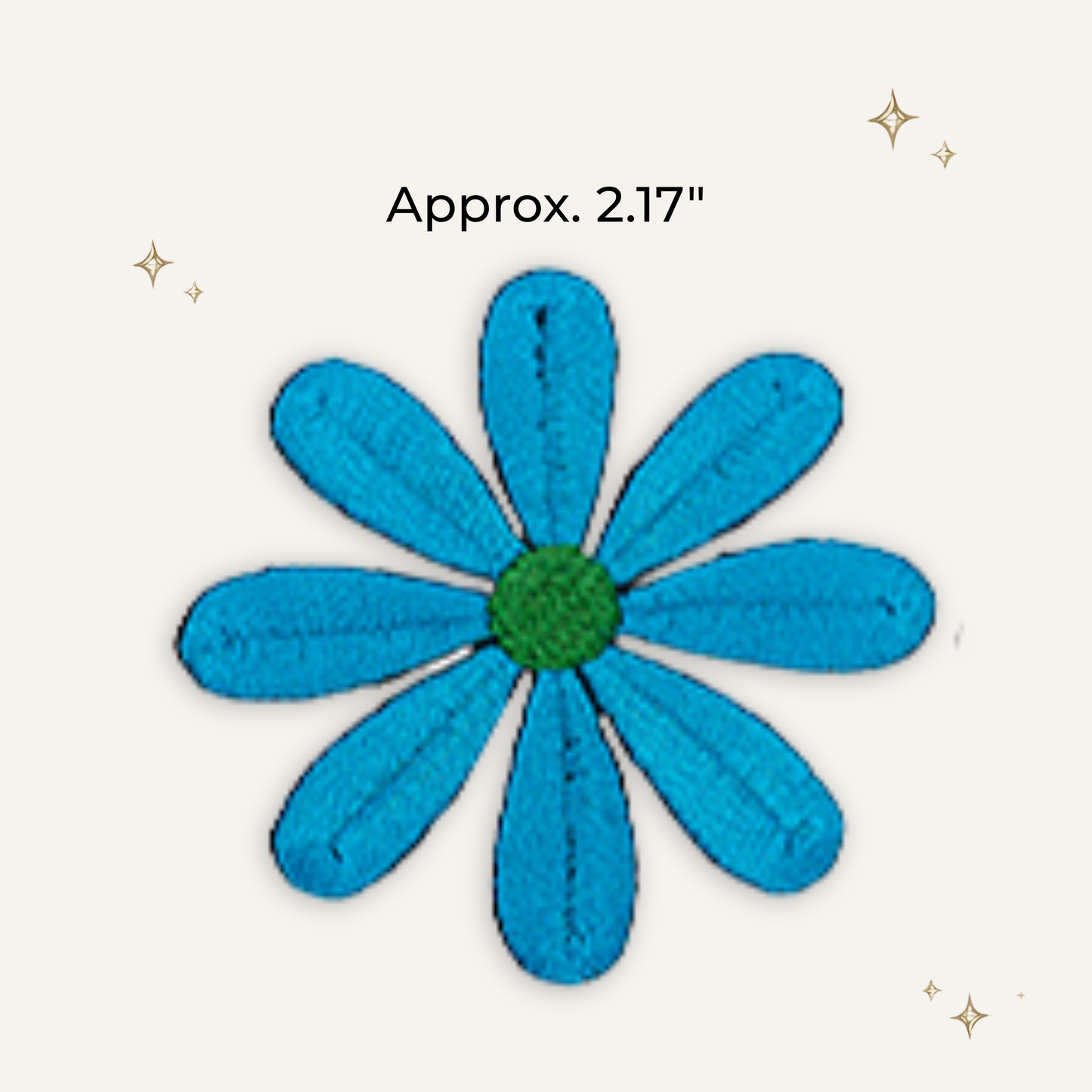 Daisy 2.17" Retro Embroidered Patch