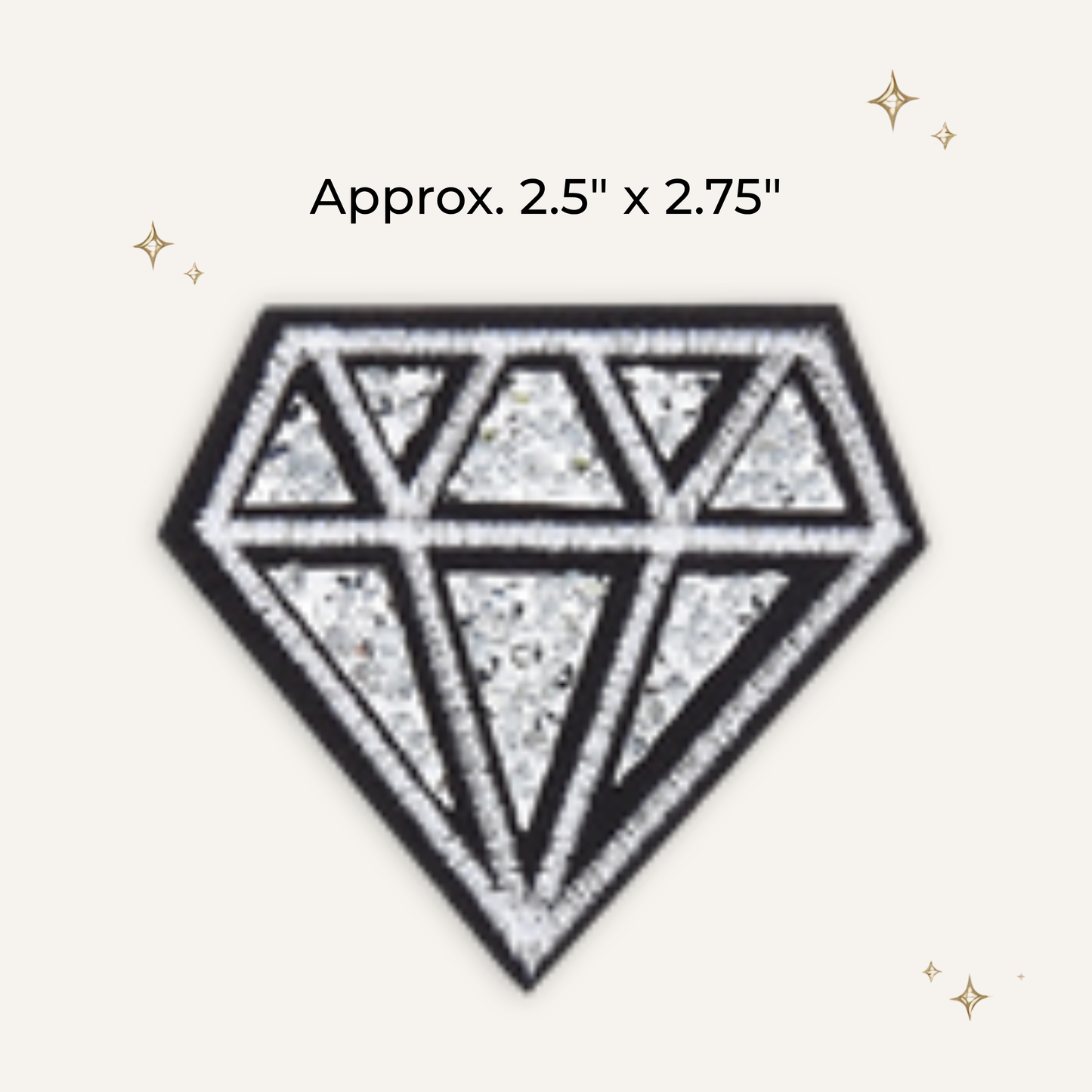 Diamond Rhinestone Patch- RTS