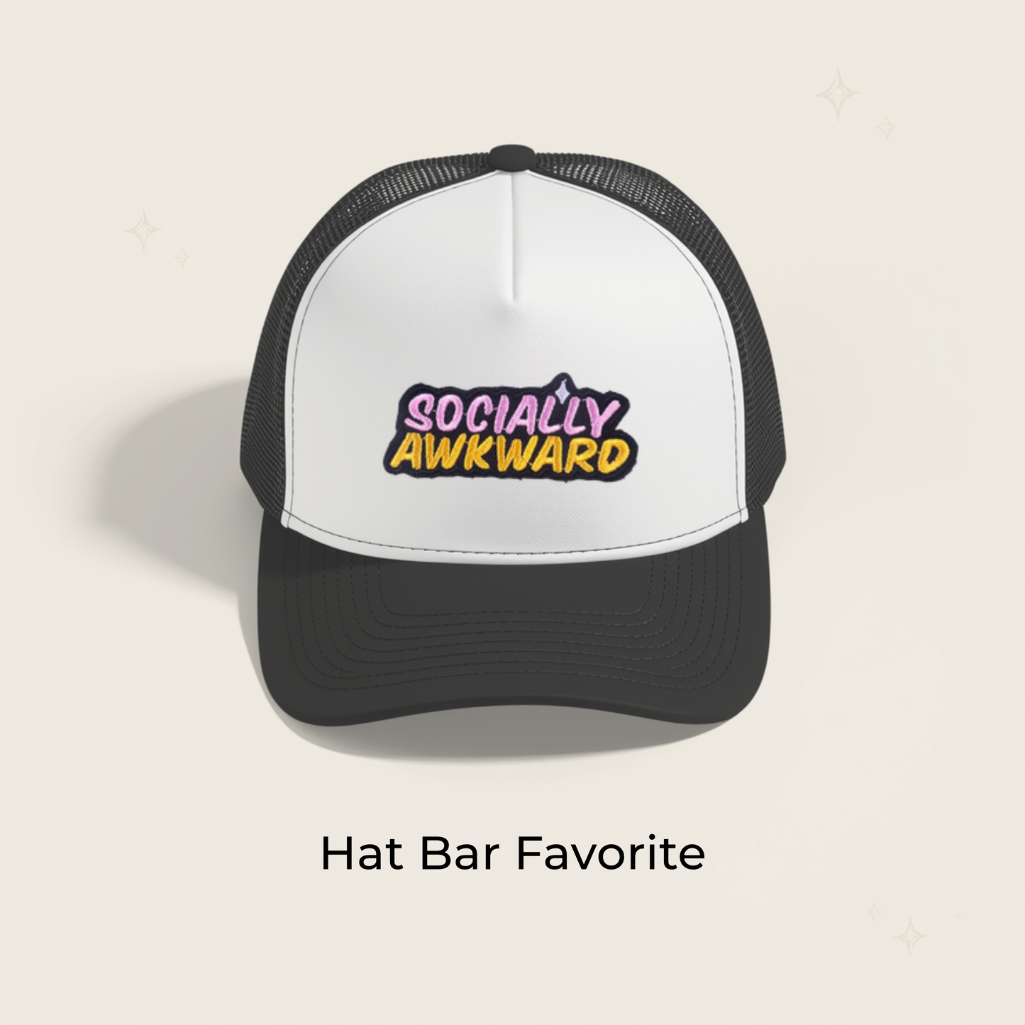 Socially Awkward Embroidered Patch