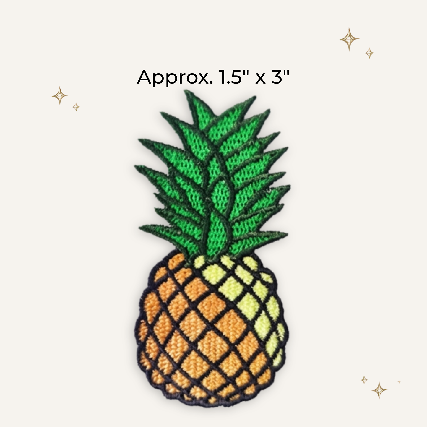 Pineapple Embroidered Patch