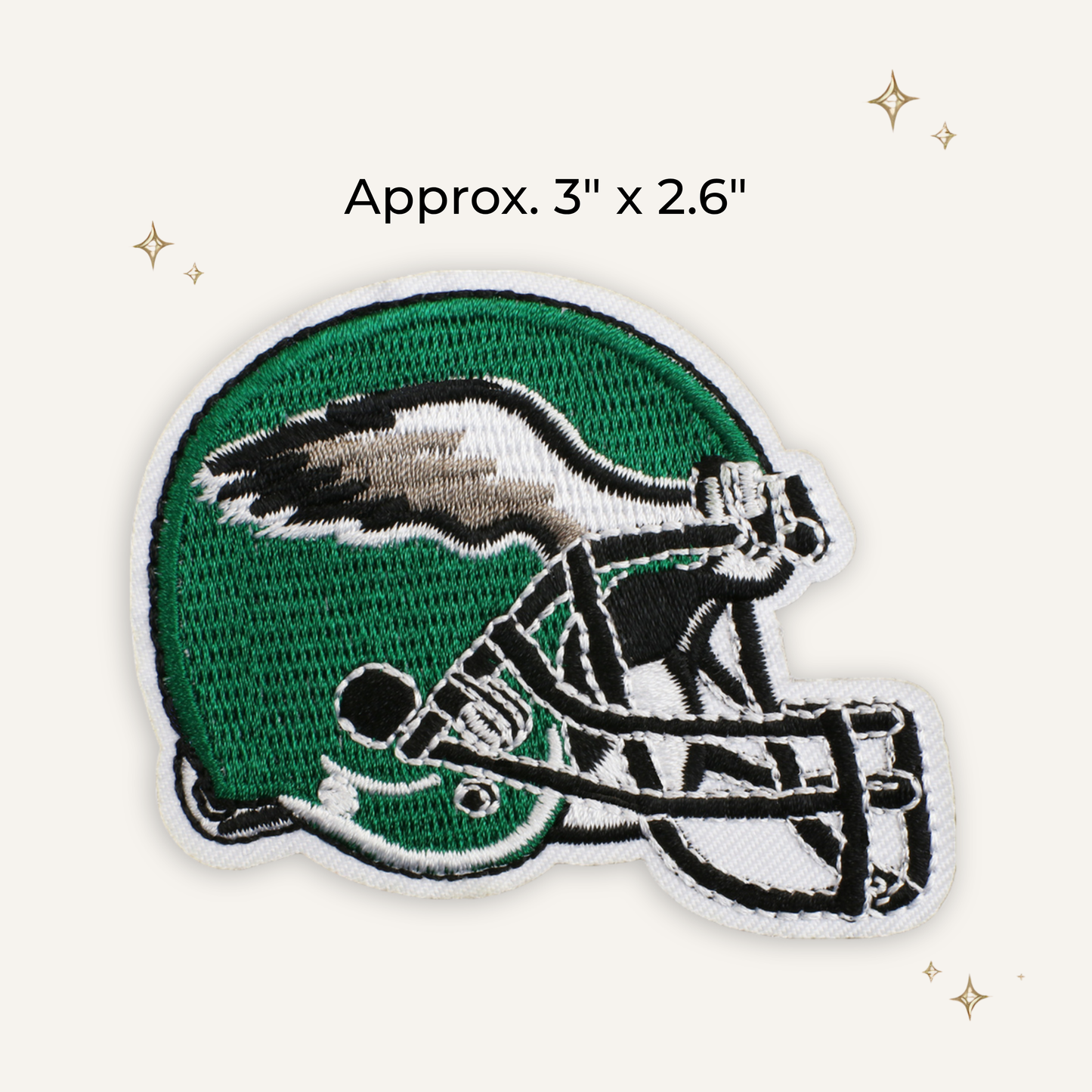 Eagles Helmet Embroidered Patch- RTS