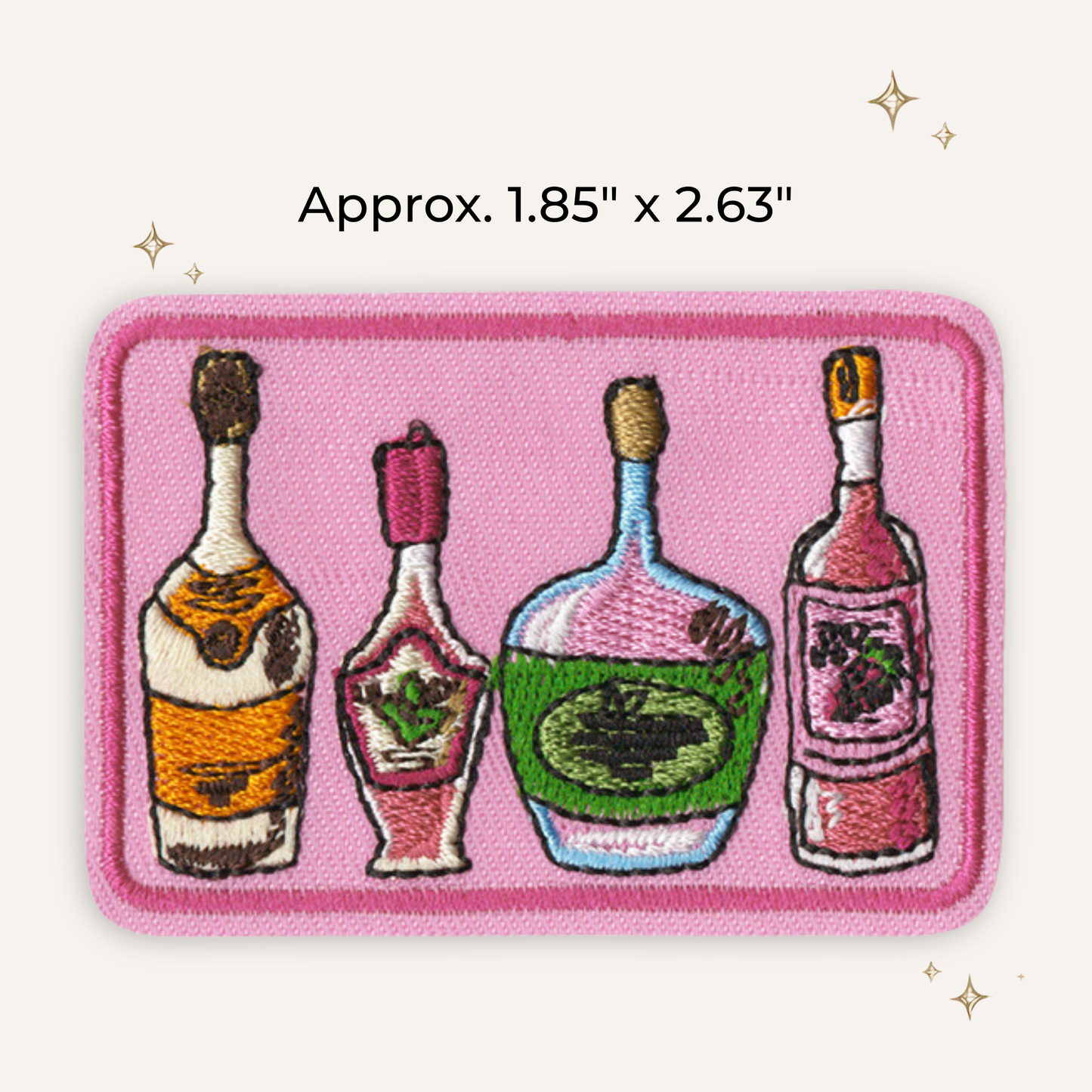 Drinking Buddies Embroidered Patch