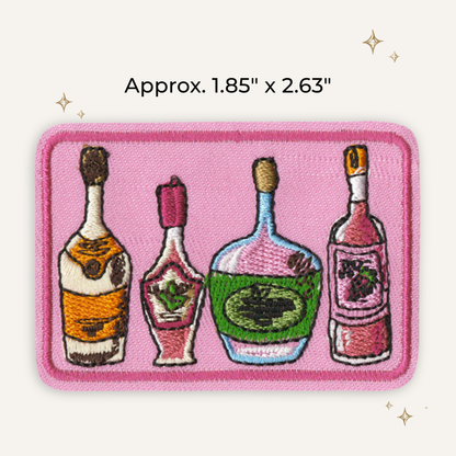 Drinking Buddies Embroidered Patch