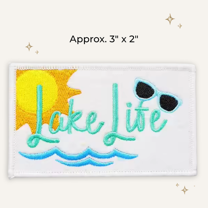 Lake Life Embroidered Patch