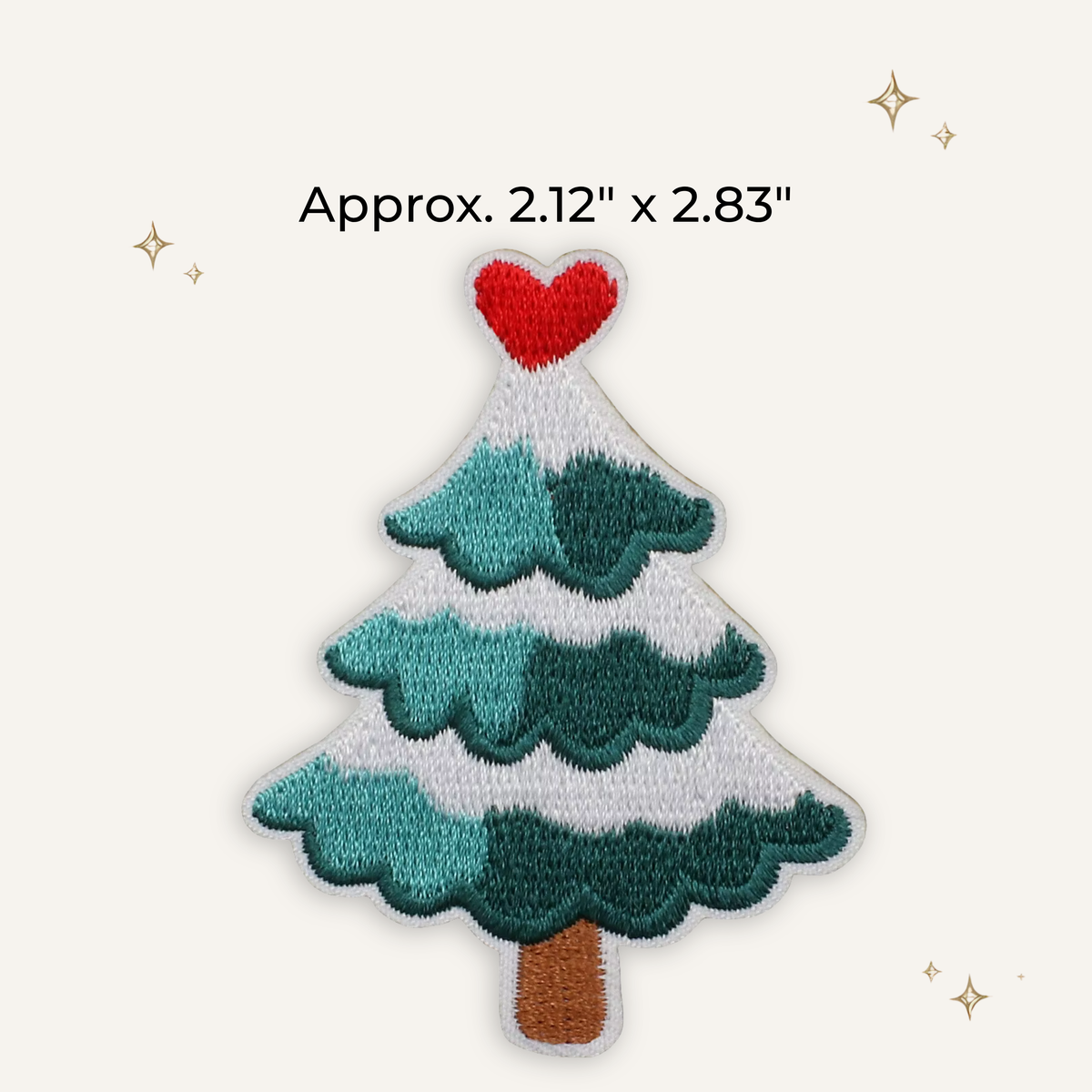 Christmas Classic Tree Embroidered Patch