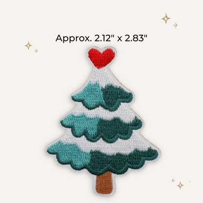 Christmas Classic Tree Embroidered Patch