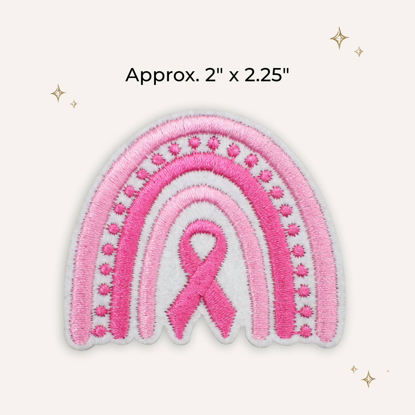 BC Rainbow Embroidered Patch- RTS