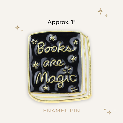 Books are Magic Enamel Pin